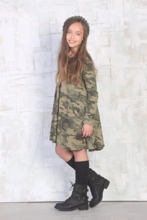 Khaki Camouflage Dress